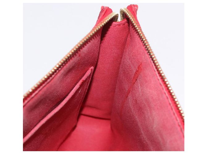 LOUIS VUITTON Damier Color Module Clutch Bag Carmine N41306 LV Auth 188805 - vista 22