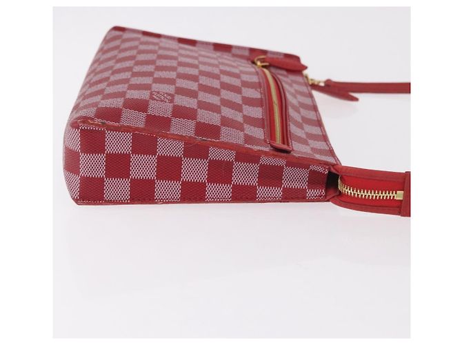 LOUIS VUITTON Damier Color Module Clutch Bag Carmine N41306 LV Auth 188805 - vista 4