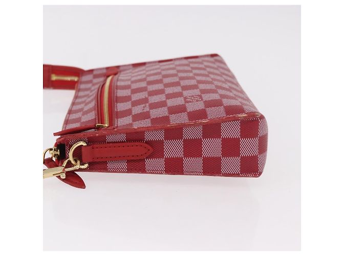 LOUIS VUITTON Damier Color Module Clutch Bag Carmine N41306 LV Auth 188805 - vista 5