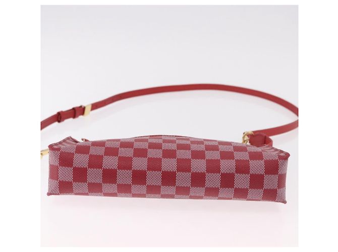 LOUIS VUITTON Damier Color Module Clutch Bag Carmine N41306 LV Auth 188805 - vista 7