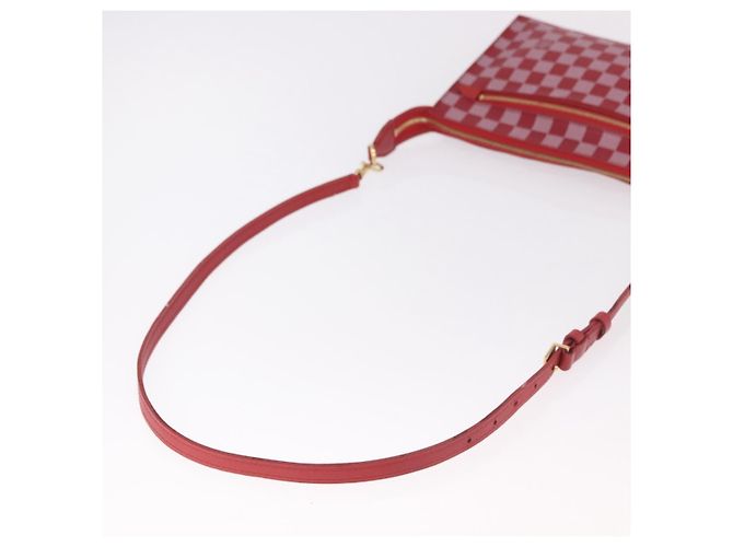 LOUIS VUITTON Damier Color Module Clutch Bag Carmine N41306 LV Auth 188805 - vista 9