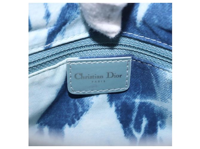Borsa Christian Dior Canage vernice 2way Verde Argento Auth bs35916A - vista 18