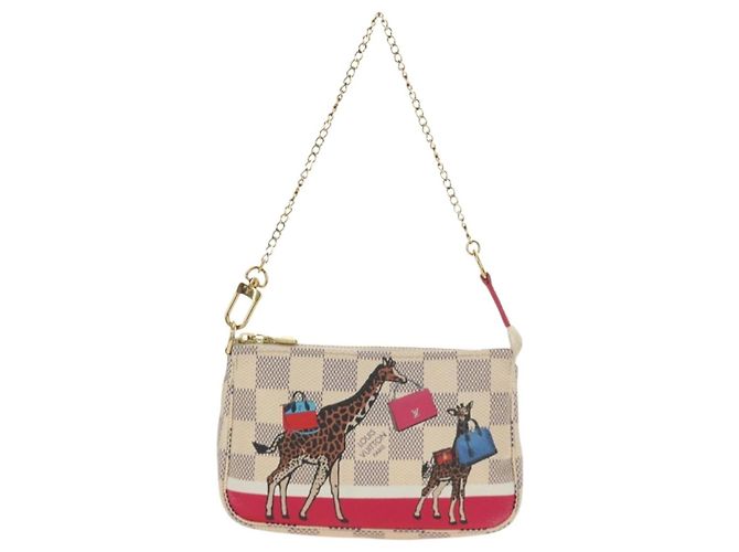 LOUIS VUITTON Damier Azur Mini Pochette Accessoires N58010 LV Auth 189119M - view 13
