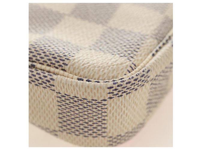 LOUIS VUITTON Damier Azur Mini Pochette Accessoires N58010 LV Auth 189119M - view 17