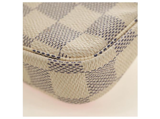 LOUIS VUITTON Damier Azur Mini Pochette Accessoires N58010 LV Auth 189119M - view 18