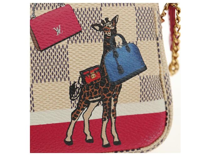 LOUIS VUITTON Damier Azur Mini Pochette Accessoires N58010 LV Auth 189119M - view 19