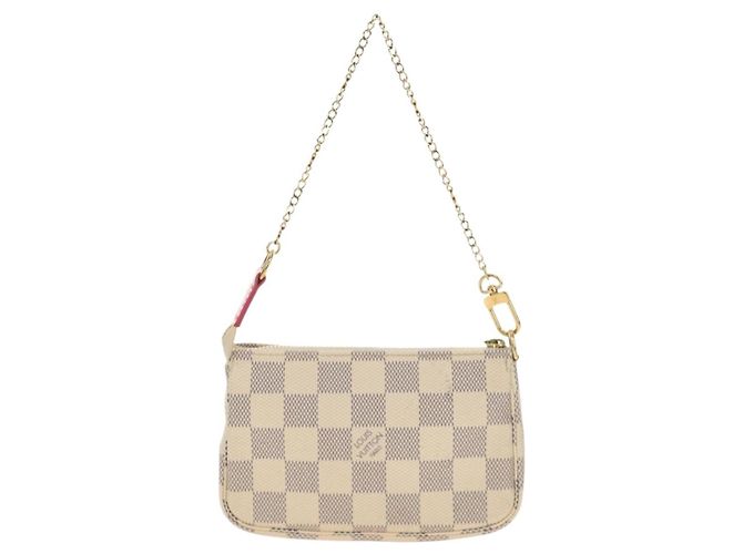LOUIS VUITTON Damier Azur Mini Pochette Accessoires N58010 LV Auth 189119M - view 2