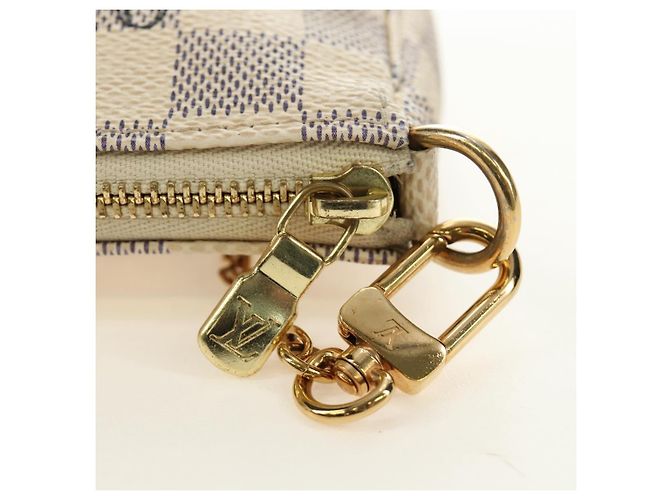 LOUIS VUITTON Damier Azur Mini Pochette Accessoires N58010 LV Auth 189119M - view 24