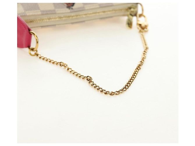 LOUIS VUITTON Damier Azur Mini Pochette Accessoires N58010 LV Auth 189119M - view 8