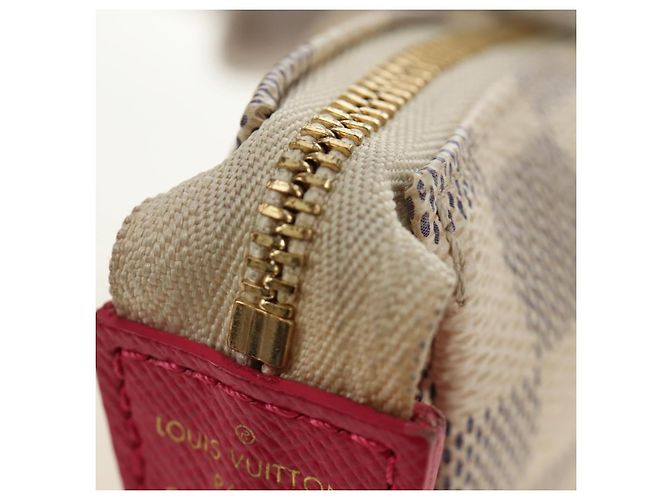 LOUIS VUITTON Damier Azur Mini Pochette Accessoires N58010 LV Auth 189119M - view 9