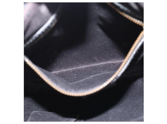 Borsa a Spalla GUCCI GG Canvas Nera Oro 120893 Auth ka4999 Nero D'oro - vista 20