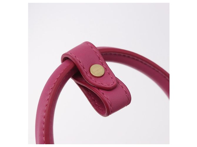 Bolso Miu Miu Matelasse Arcadi Small de cuero 2way Rosa Oro Auth 189560SM Dorado - vista 9