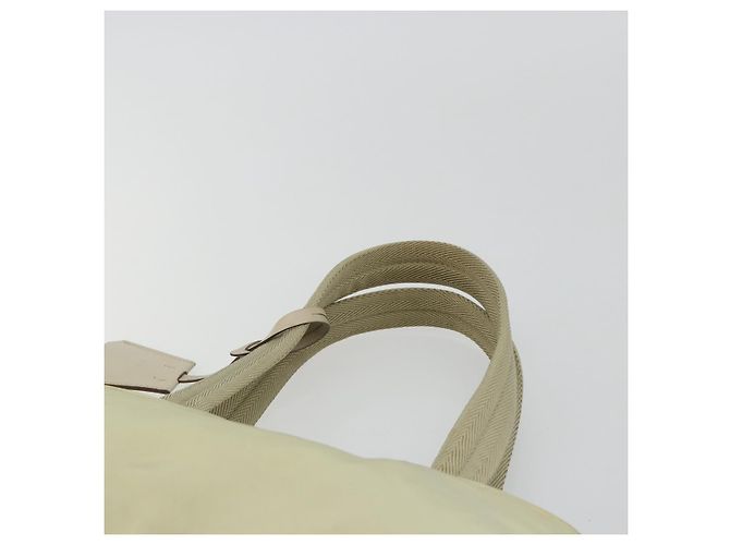 Borsa PRADA Nylon Avorio Oro Auth 189552A D'oro Crudo - vista 14