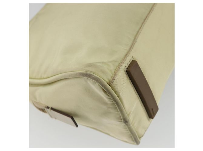 Borsa PRADA Nylon Avorio Oro Auth 189552A D'oro Crudo - vista 17