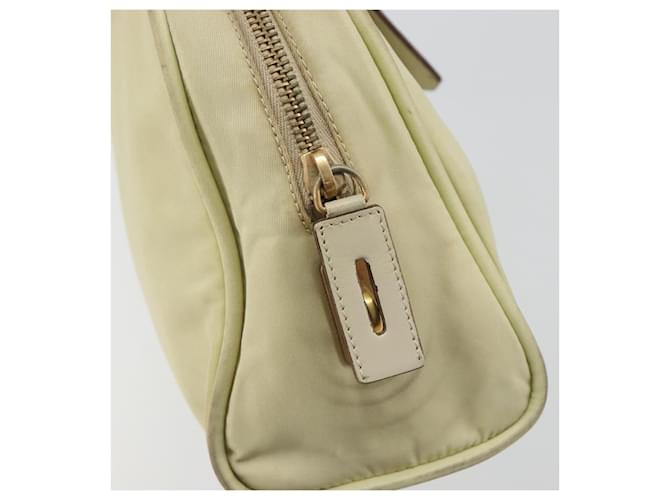 Borsa PRADA Nylon Avorio Oro Auth 189552A D'oro Crudo - vista 21