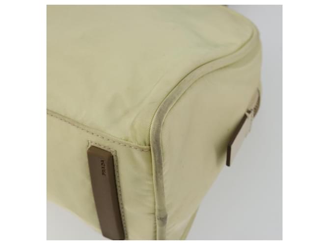 Borsa PRADA Nylon Avorio Oro Auth 189552A D'oro Crudo - vista 8