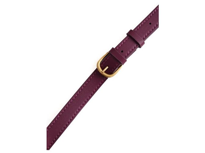 Borsa a tracolla Soeur in pelle viola - vista 3