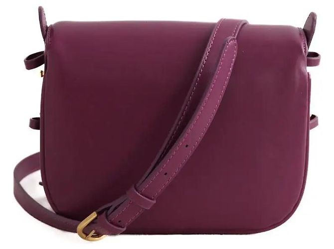 Borsa a tracolla Soeur in pelle viola - vista 5