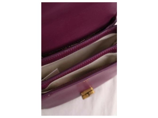 Borsa a tracolla Soeur in pelle viola - vista 7