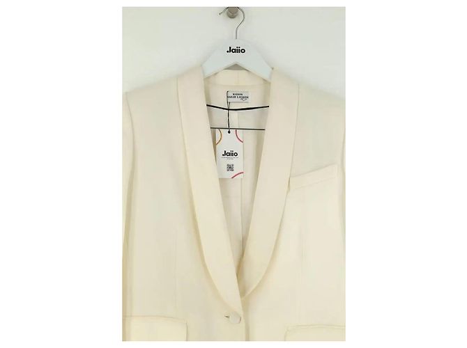 Autre Marque Ecru-Blazer Roh - Ansicht 2