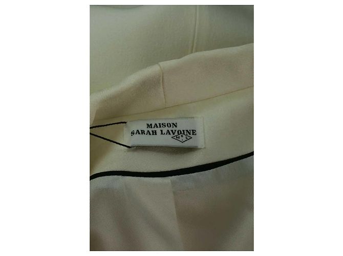 Autre Marque Ecru-Blazer Roh - Ansicht 5