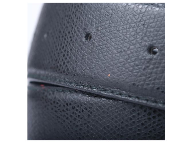 Constance Hermès Vintage Leather Belt Strap Black - view 4