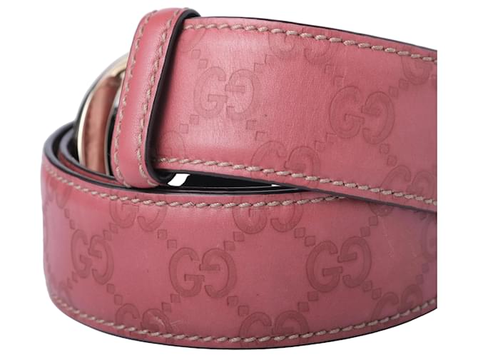 Gucci GG Canvas Gürtel Pink - Ansicht 2