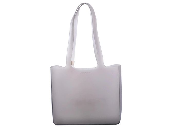 Tote Chanel Jelly Logo Grigio - vista 3