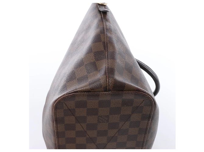 Borsa Louis Vuitton Siena MM Damier Ebene Marrone N41546 Rosso - vista 8