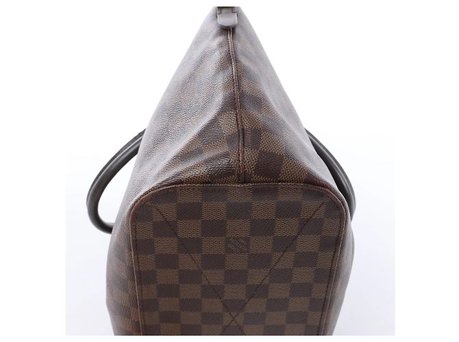Borsa Louis Vuitton Siena MM Damier Ebene Marrone N41546 Rosso - vista 9