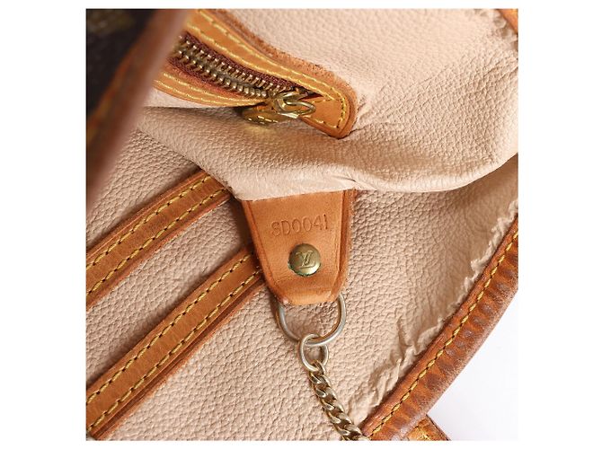 Borsa a tracolla Louis Vuitton Bucket PM in tela Monogram marrone M42238 Beige - vista 12