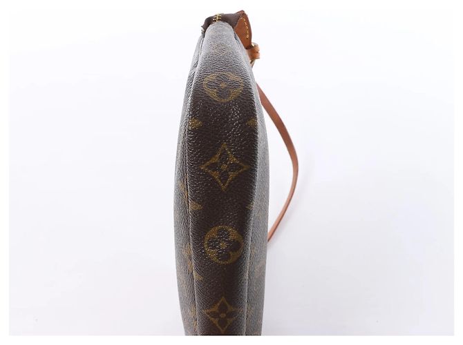 Borsa Louis Vuitton Pochette Accessoirios in tela Monogram marrone M51980 - vista 8