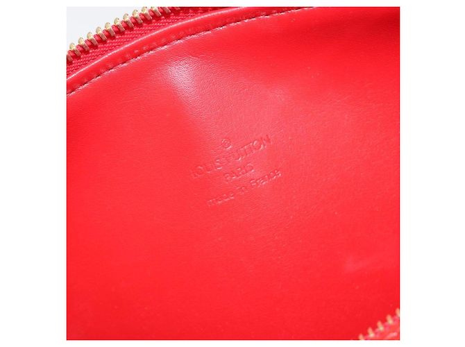 Louis Vuitton Bedford Monogram Vernis PM Rosso - vista 6