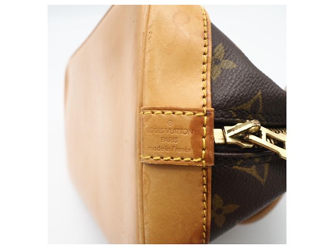 Borsa Louis Vuitton Monogram Alma PM Nero - vista 16