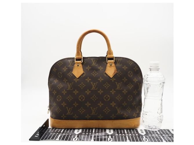 Borsa Louis Vuitton Monogram Alma PM Nero - vista 3