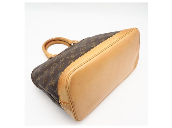 Borsa Louis Vuitton Monogram Alma PM Nero - vista 5