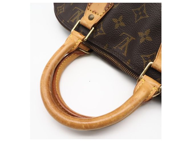 Borsa Louis Vuitton Monogram Alma PM Nero - vista 7