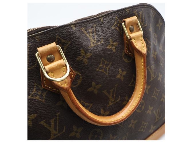 Borsa Louis Vuitton Monogram Alma PM Nero - vista 8