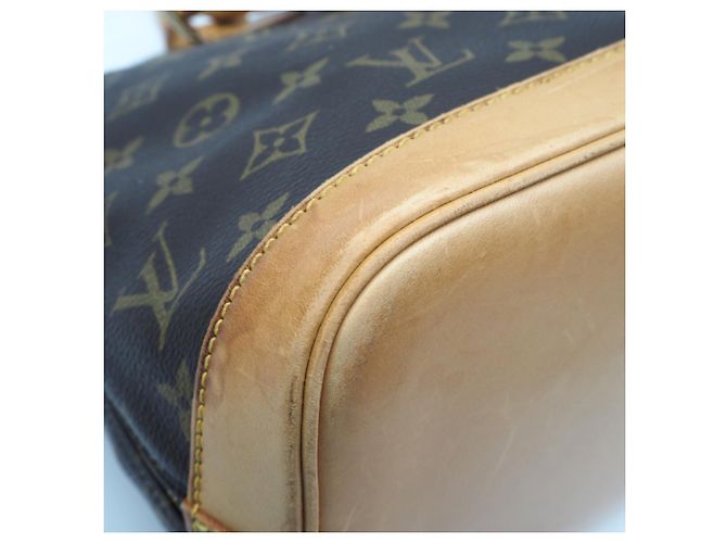 Borsa Louis Vuitton Monogram Alma PM Nero - vista 9
