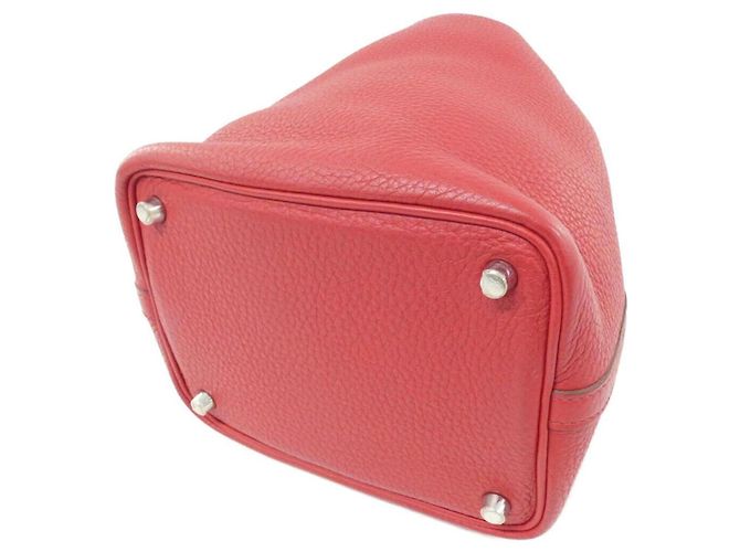 Hermès Bolso Hermes Picotin Lock PM Roja - vista 2
