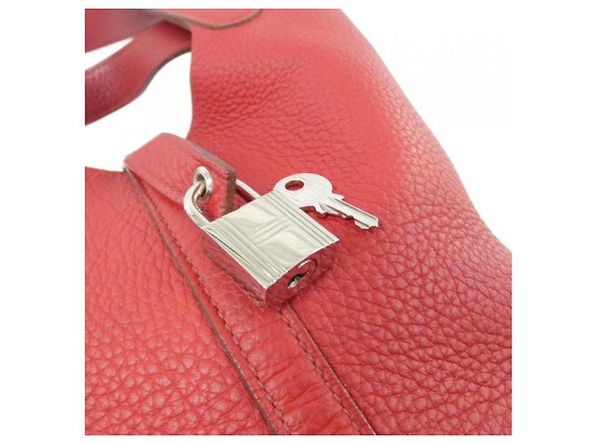Hermès Bolso Hermes Picotin Lock PM Roja - vista 3