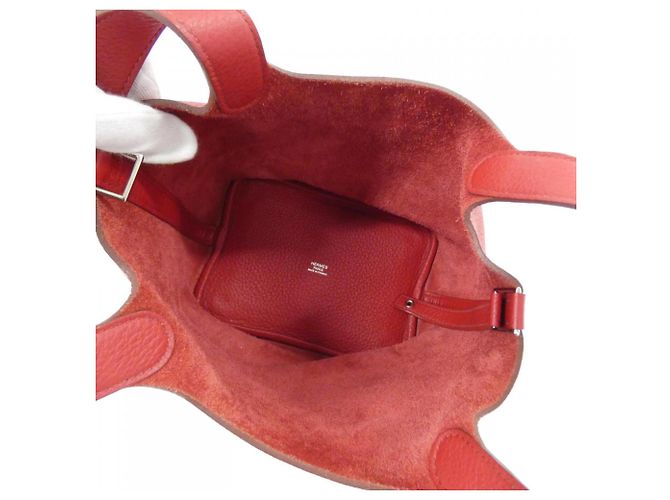 Hermès Bolso Hermes Picotin Lock PM Roja - vista 6
