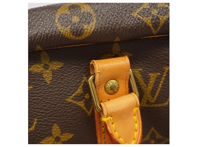 Borsa Louis Vuitton Boston Monogram Sirius 50 Marrone - vista 13