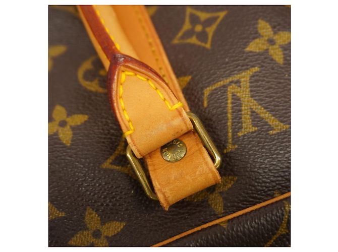 Borsa Louis Vuitton Boston Monogram Sirius 50 Marrone - vista 16