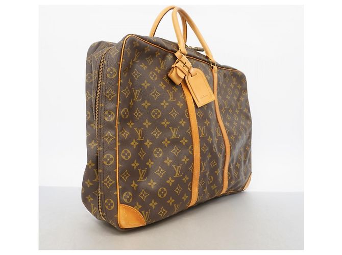 Borsa Louis Vuitton Boston Monogram Sirius 50 Marrone - vista 2