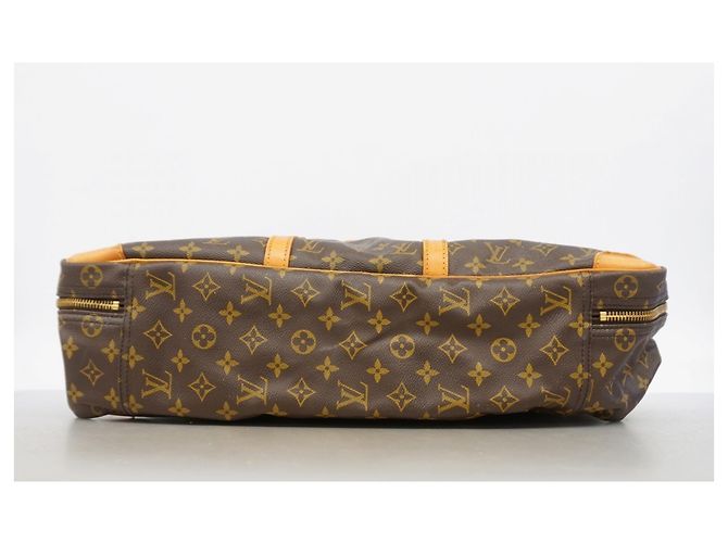 Borsa Louis Vuitton Boston Monogram Sirius 50 Marrone - vista 3