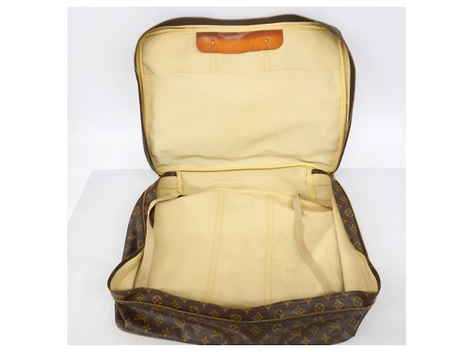 Borsa Louis Vuitton Boston Monogram Sirius 50 Marrone - vista 4