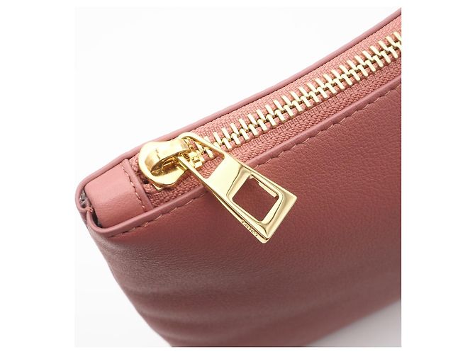 Clutch in pelle rosa Loewe - vista 10