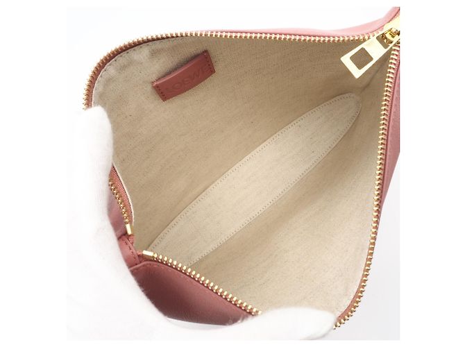 Clutch in pelle rosa Loewe - vista 11