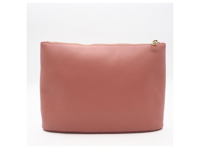 Clutch in pelle rosa Loewe - vista 2
